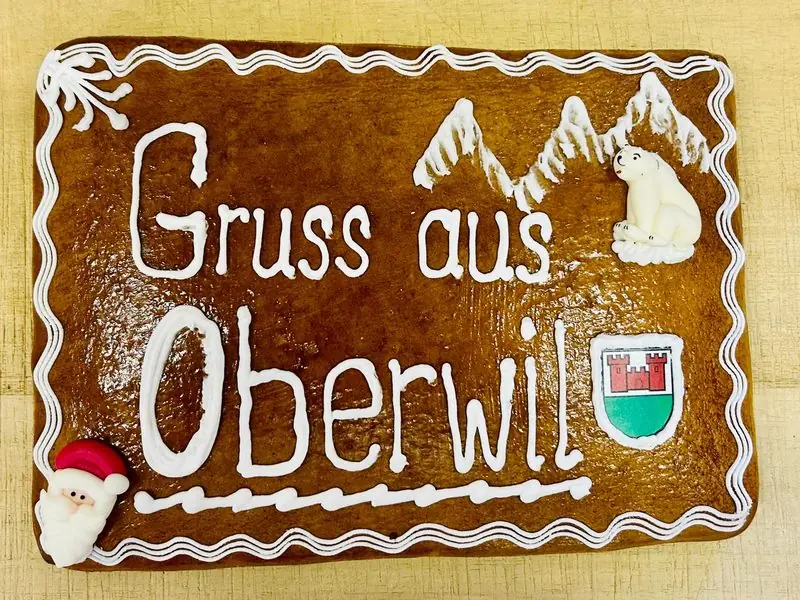 Lebkuchen mit Gruss aus Oberwil